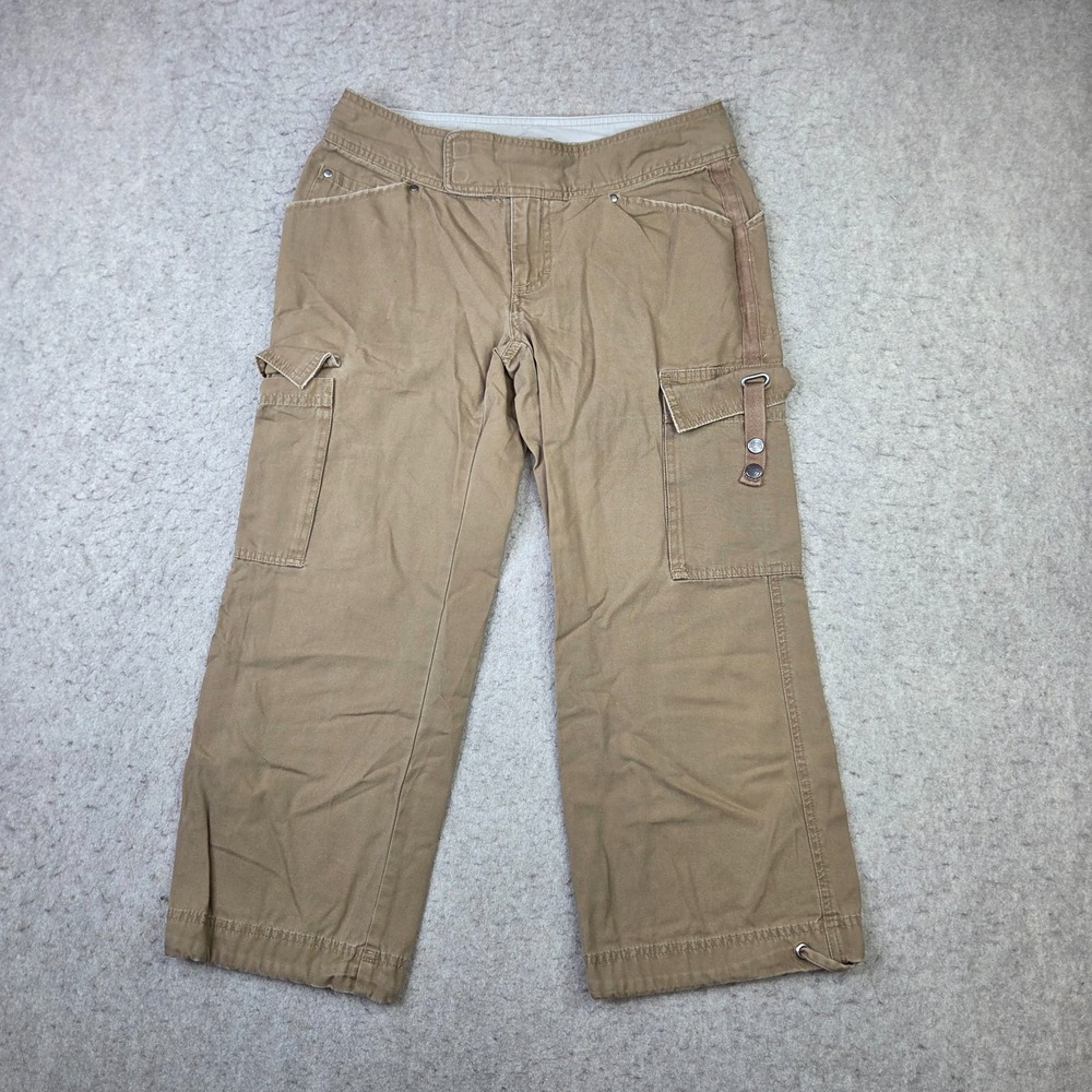 The North Face A5 Series Cargo Cropped Pants Womens 8 Brown Hiking Outdoor